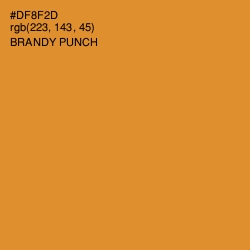 #DF8F2D - Brandy Punch Color Image